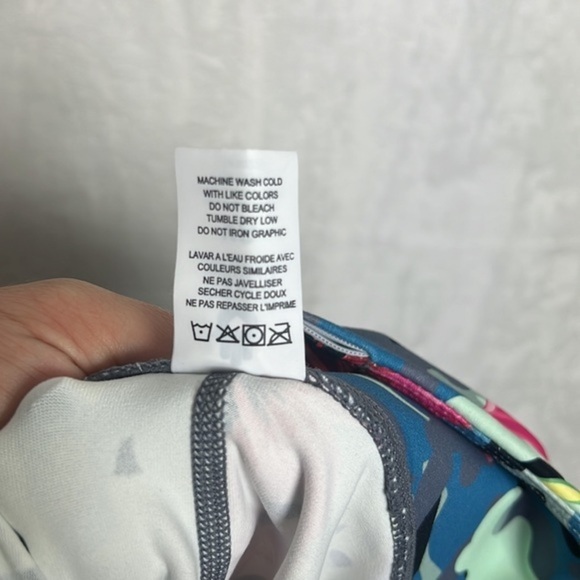 Spiritual Gangster Tropical Camo Floral Essential High Waist Colorful Leggings - Picture 16 of 16